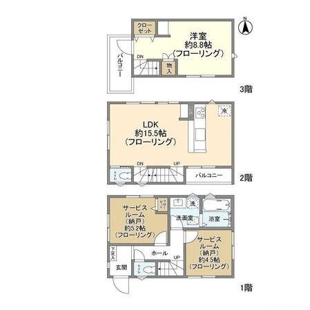 Ｋｏｌｅｔ府中西府＃０７の物件間取画像